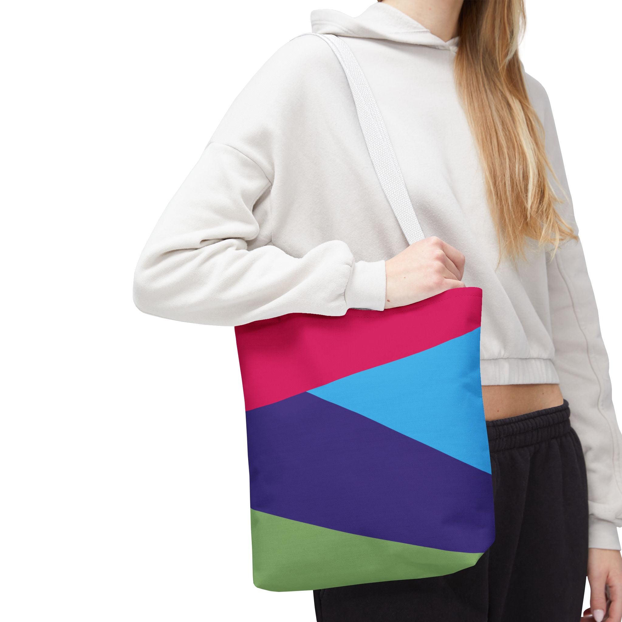Colorblock Tote Bag