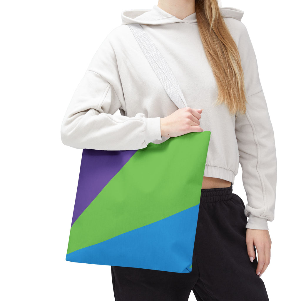 Colorblock Tote Bag