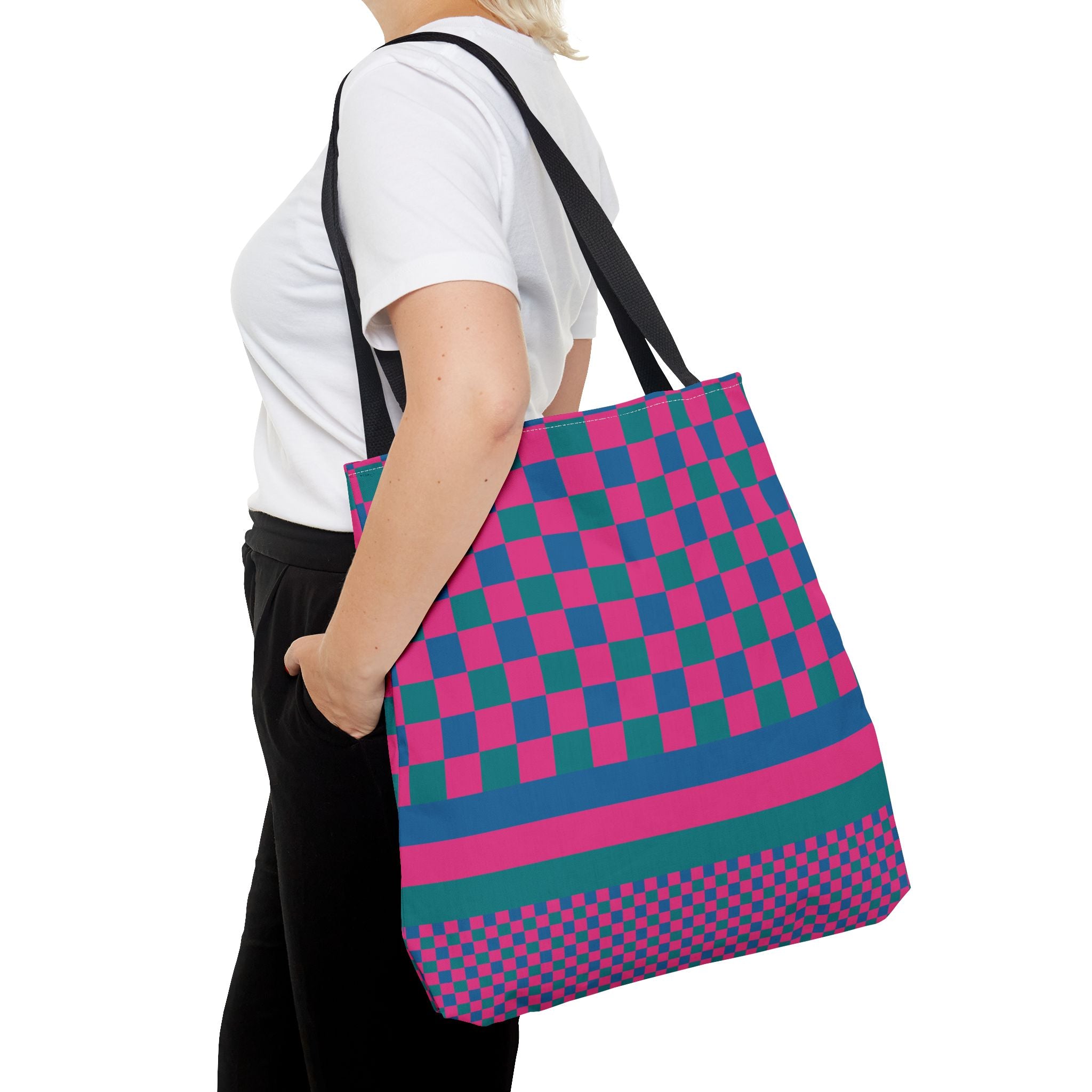 Colorblock Tote Bag