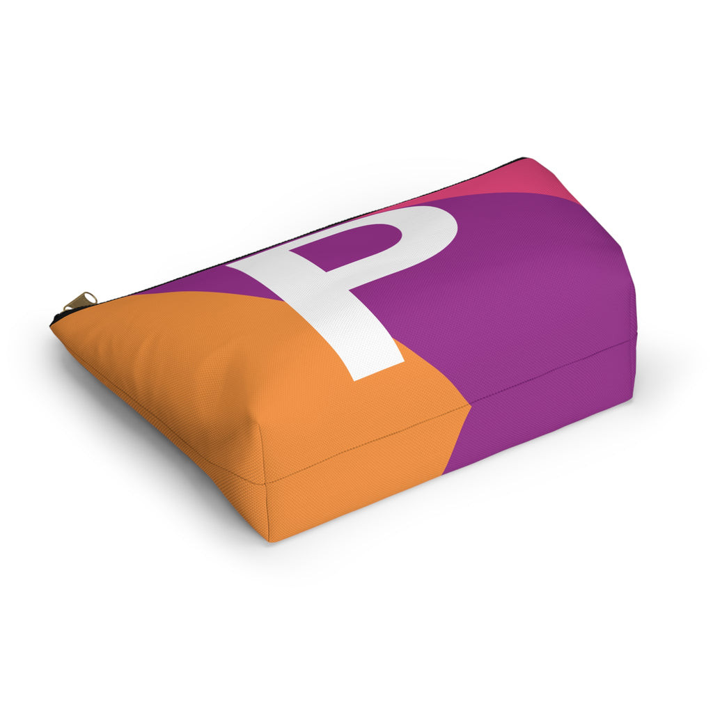 Colorblock Accessory Pouch — Monogram P T-Bottom Cosmetic Bag