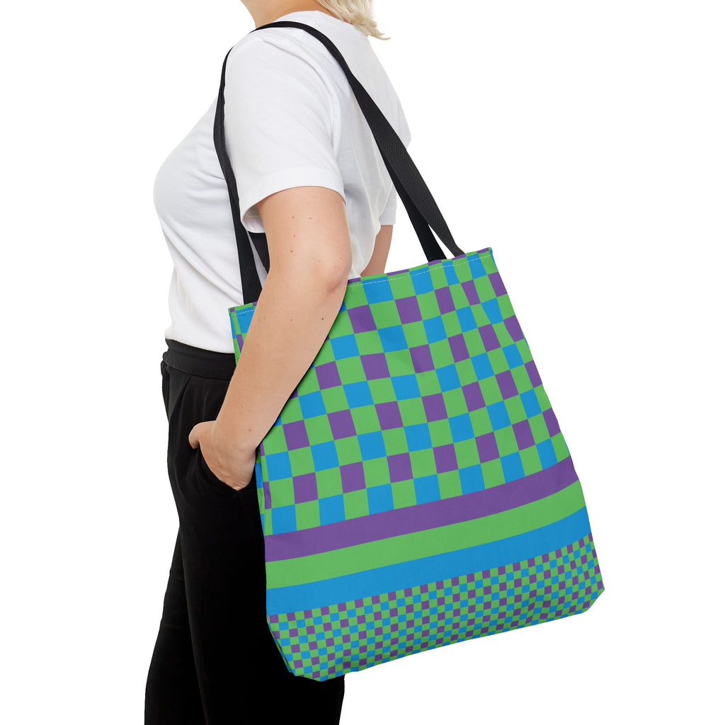 Colorblock Tote Bag