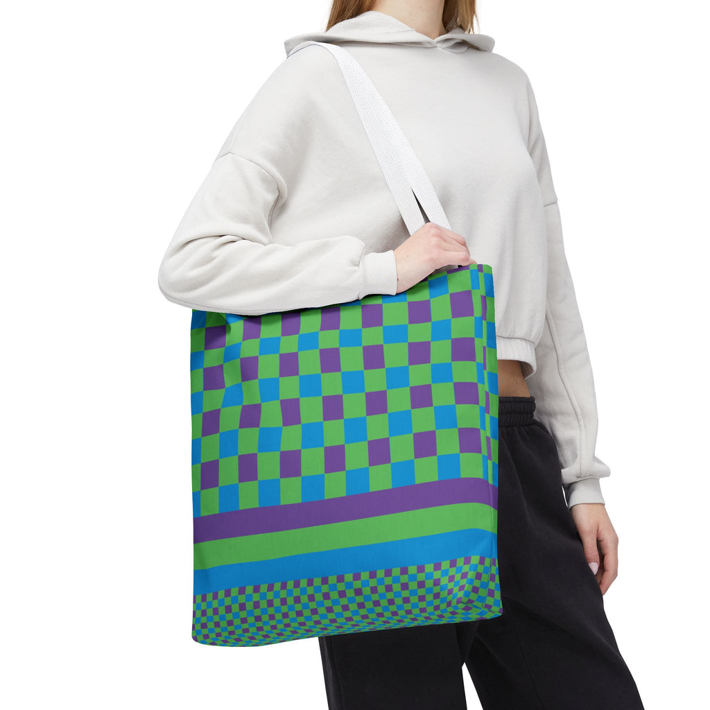 Colorblock Tote Bag