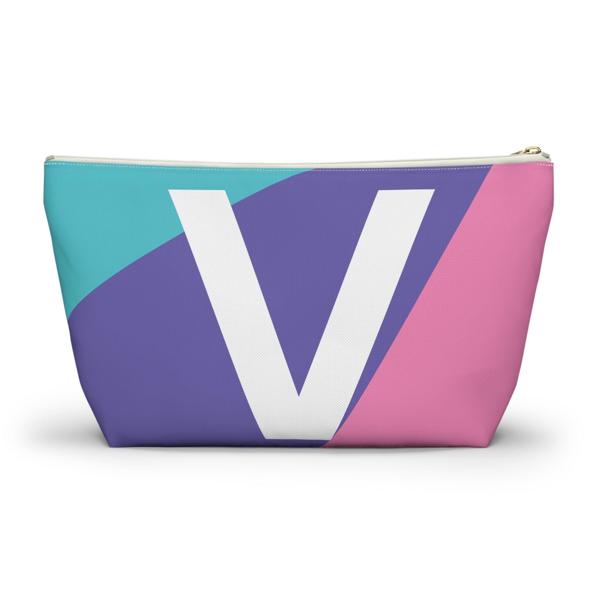 Colorblock Accessory Pouch — Monogram V T-Bottom Cosmetic Bag