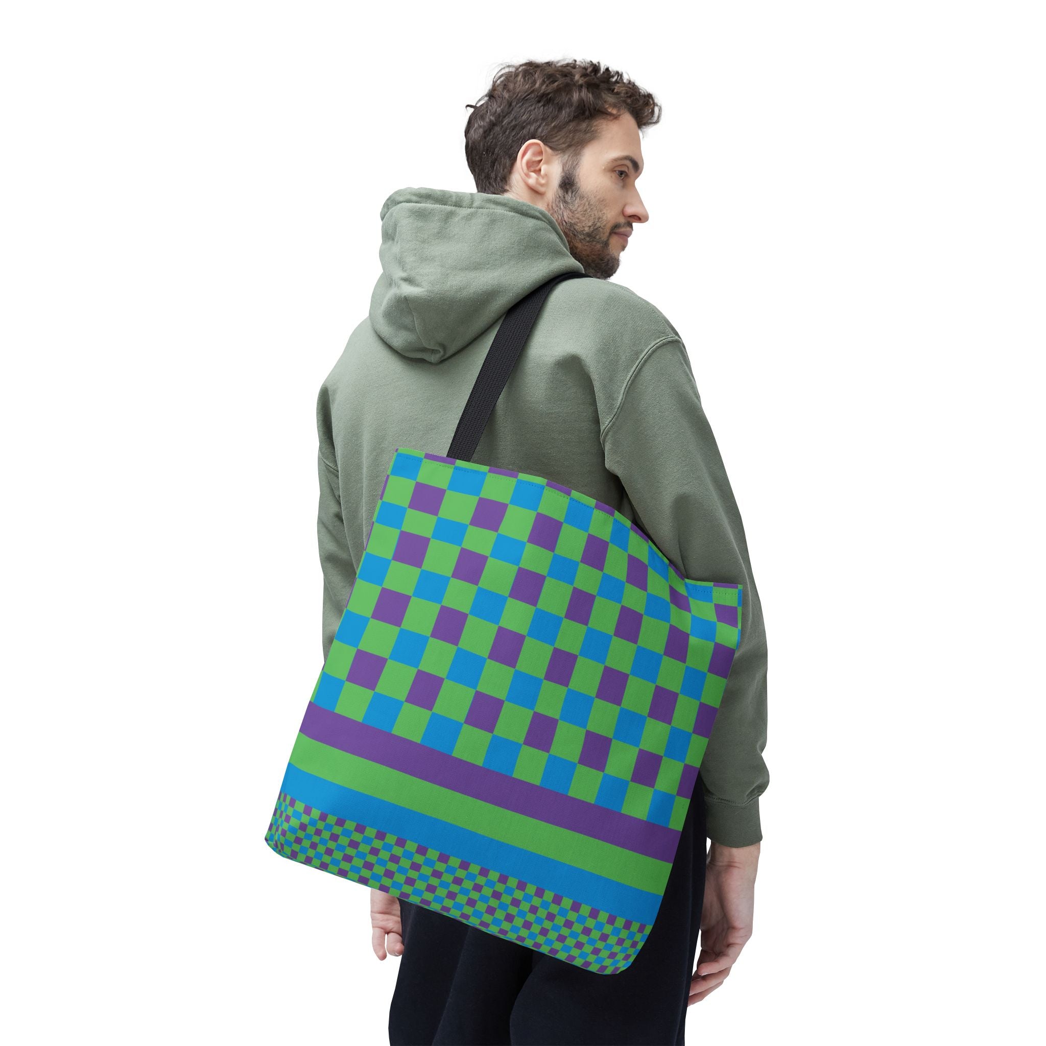 Colorblock Tote Bag