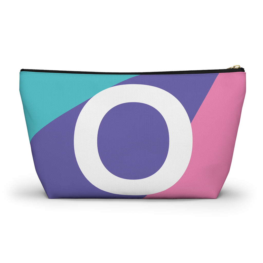 Colorblock Accessory Pouch — Monogram O T-Bottom Cosmetic Bag