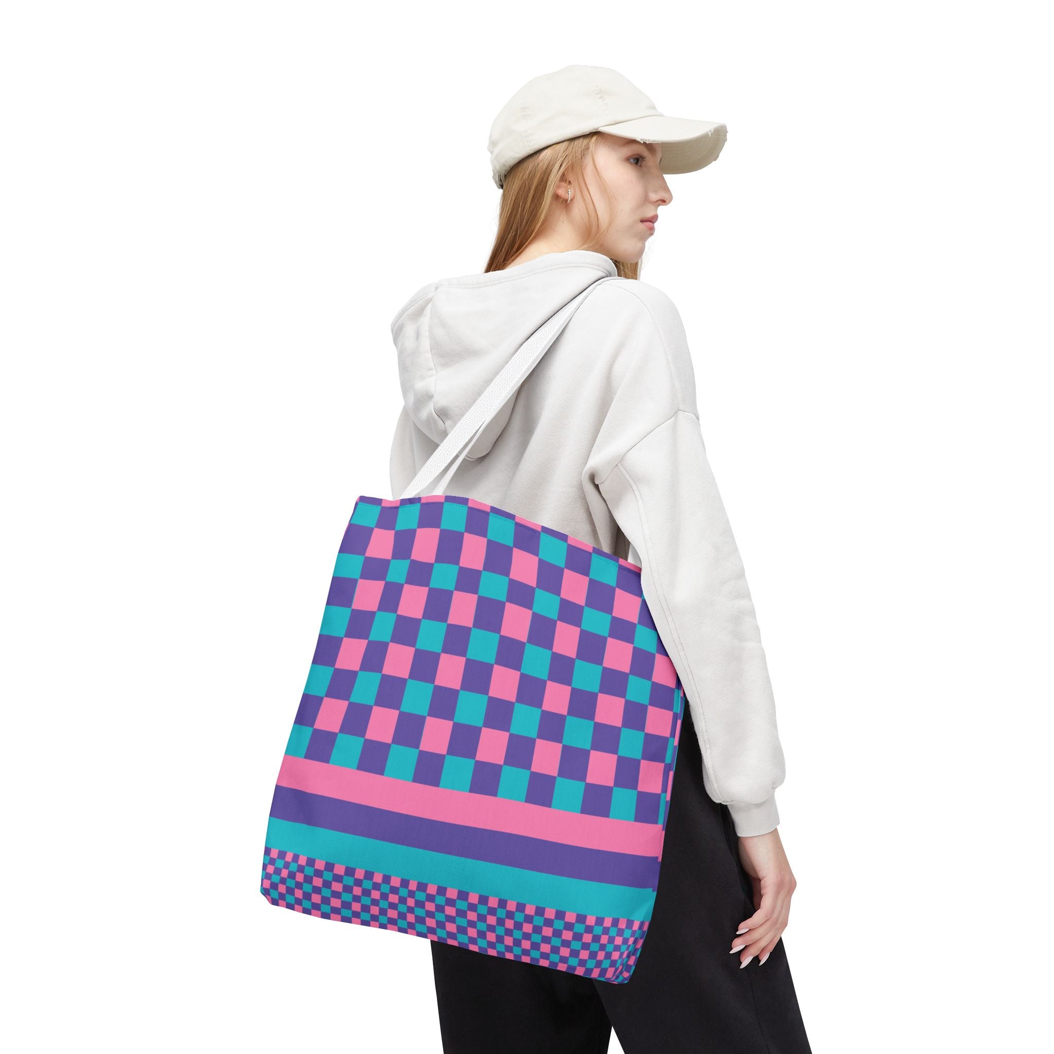 Colorblock Tote Bag