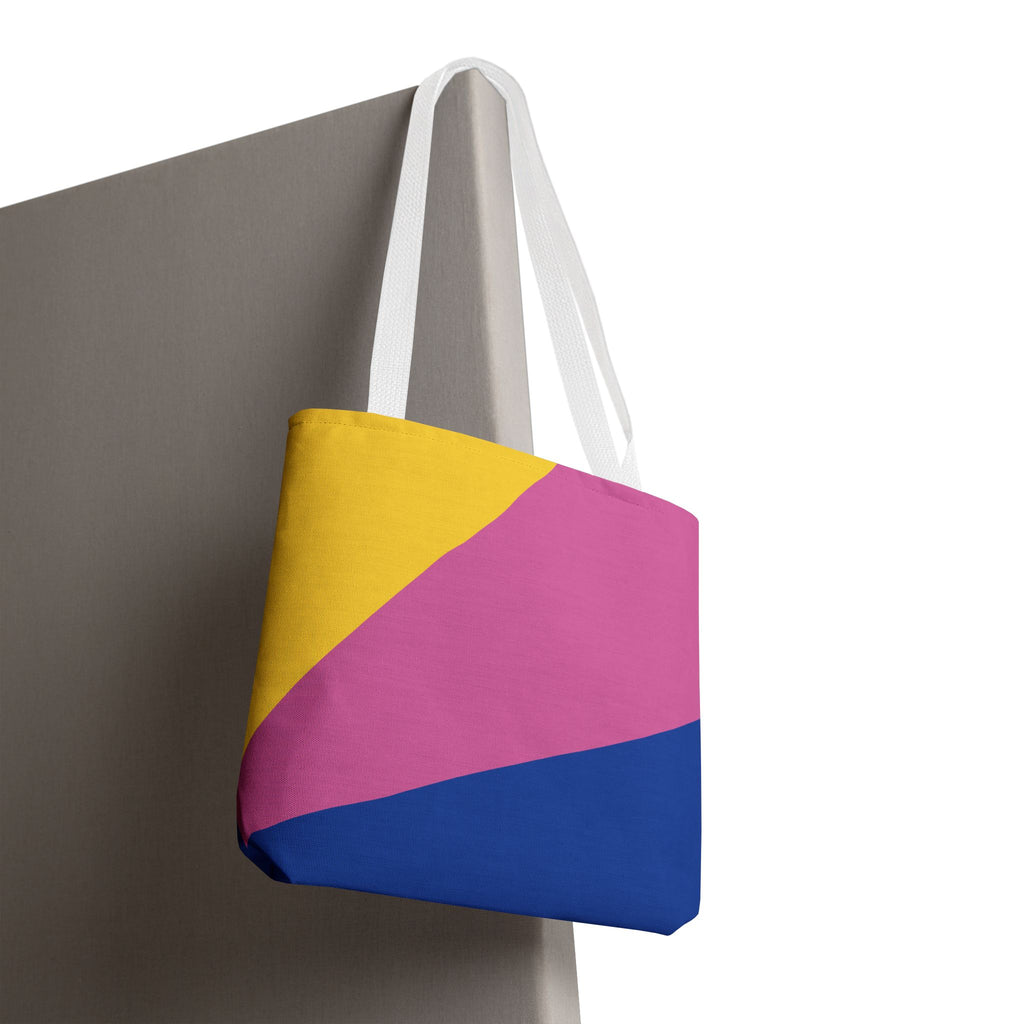 Colorblock Tote Bag