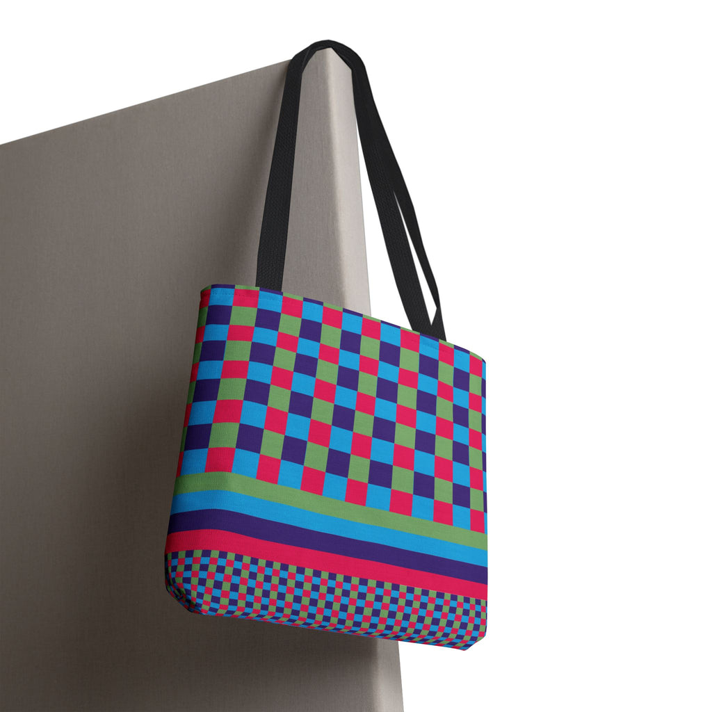 Colorblock Tote Bag