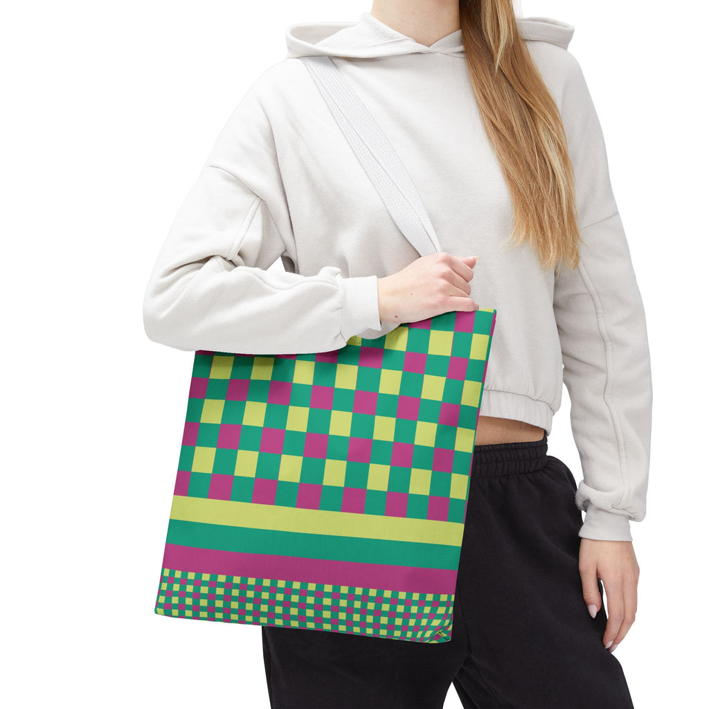 Colorblock Tote Bag