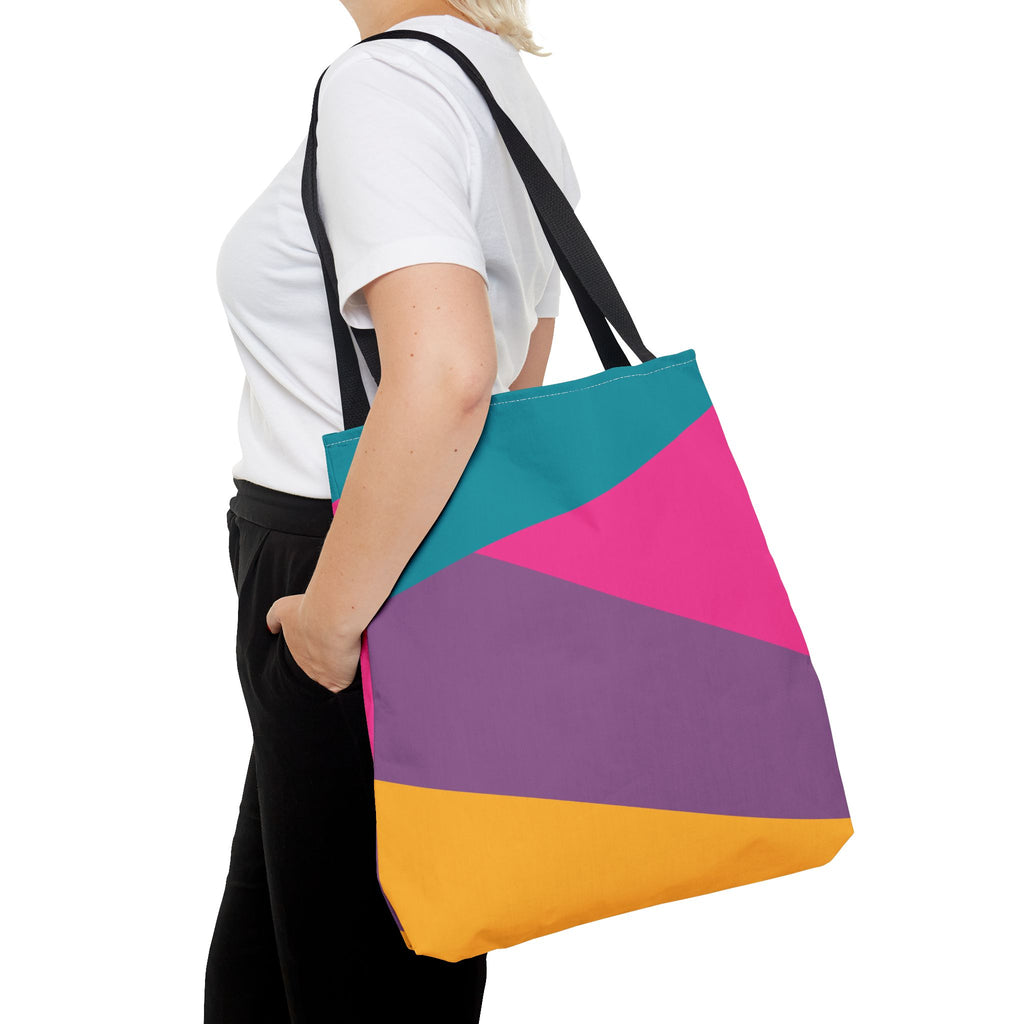 Colorblock Tote Bag