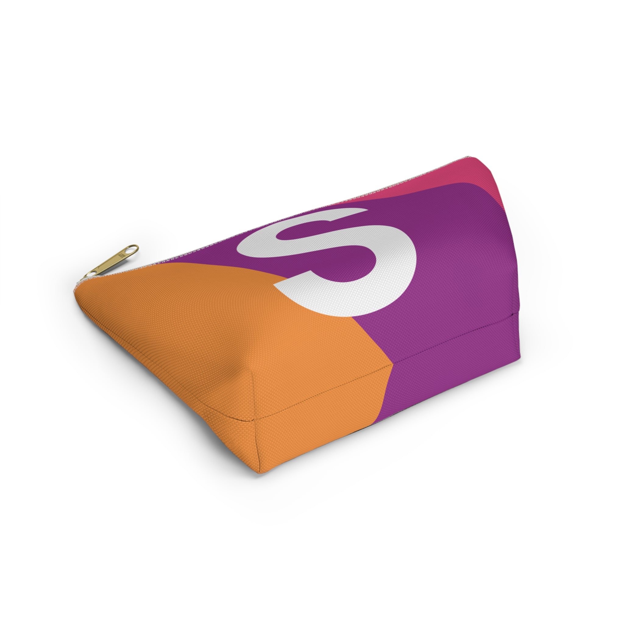 Colorblock Accessory Pouch — Monogram S T-Bottom Cosmetic Bag