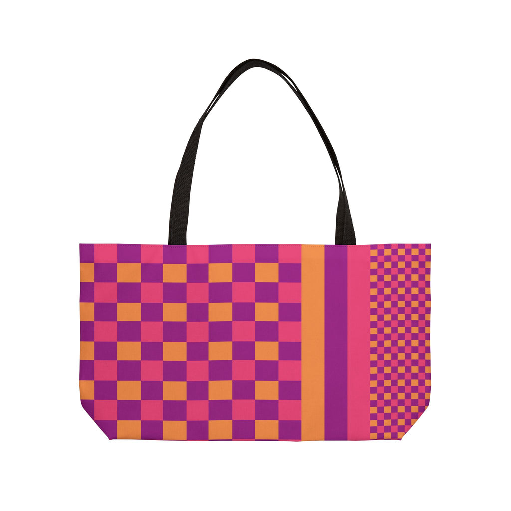 Colorblock Tote Bag