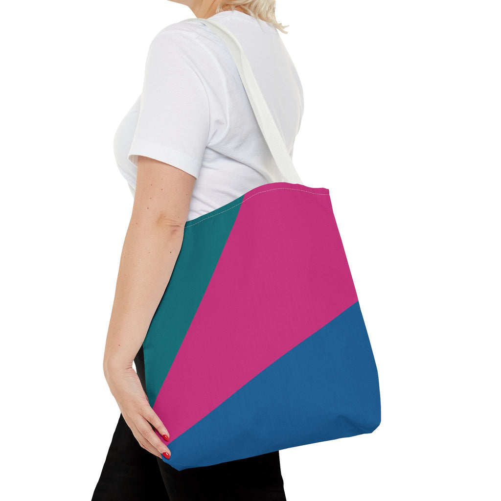 Colorblock Tote Bag
