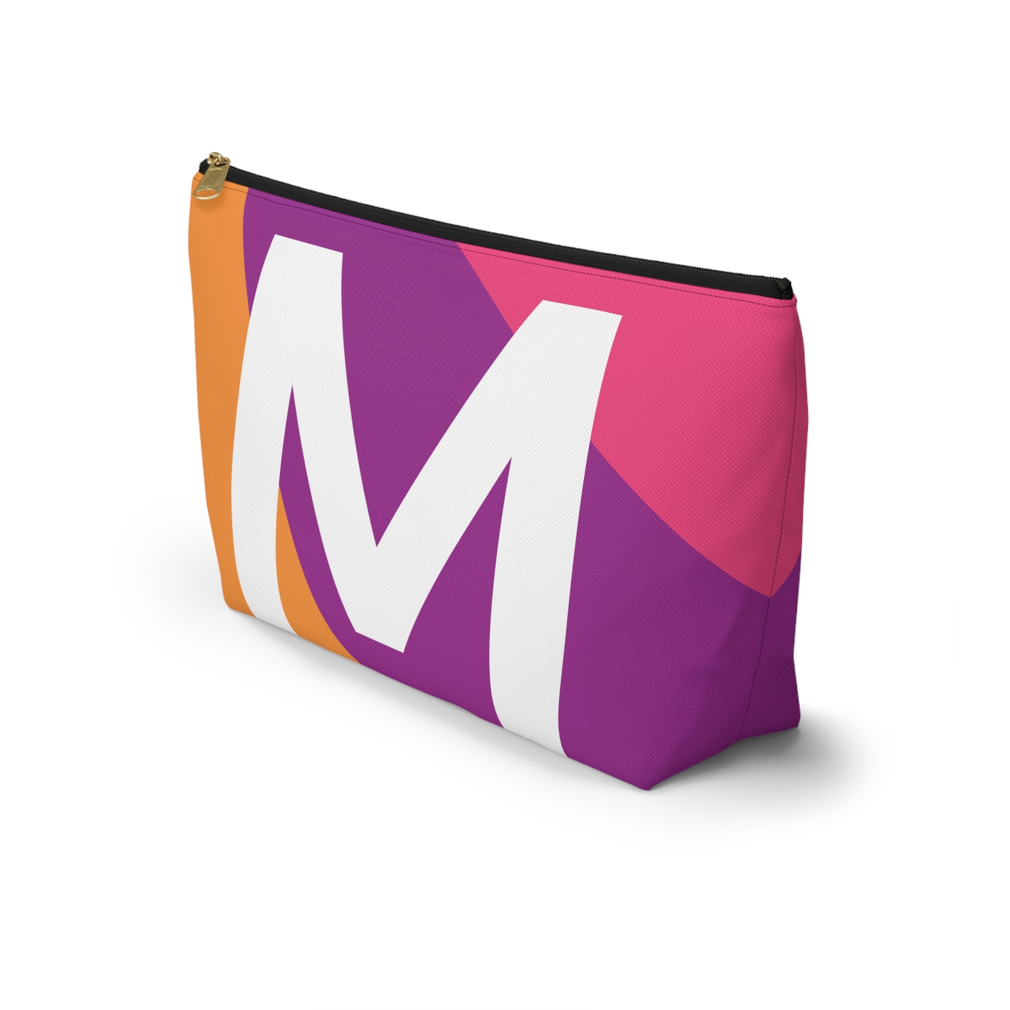Colorblock Accessory Pouch — Monogram M T-Bottom Cosmetic Bag