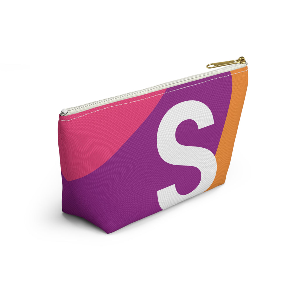 Colorblock Accessory Pouch — Monogram S T-Bottom Cosmetic Bag