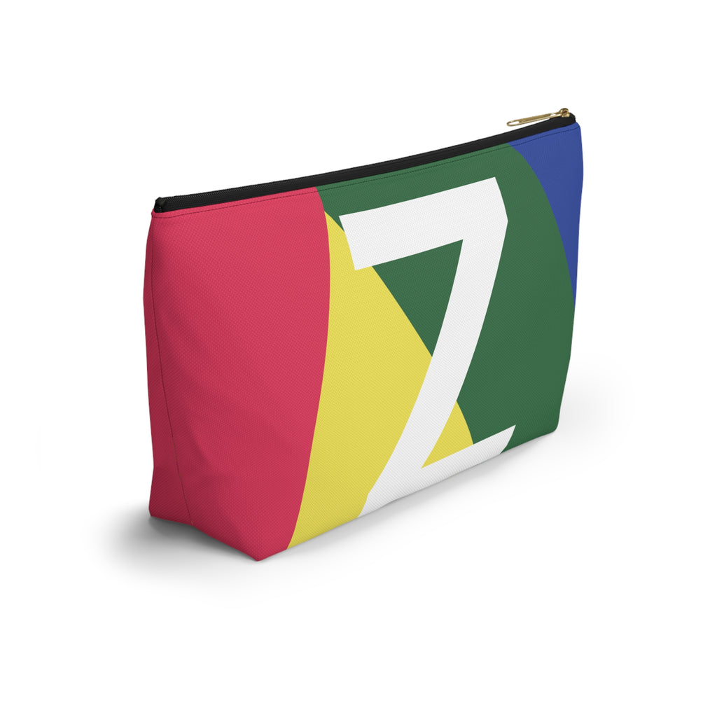 Colorblock Accessory Pouch — Monogram Z T-Bottom Cosmetic Bag
