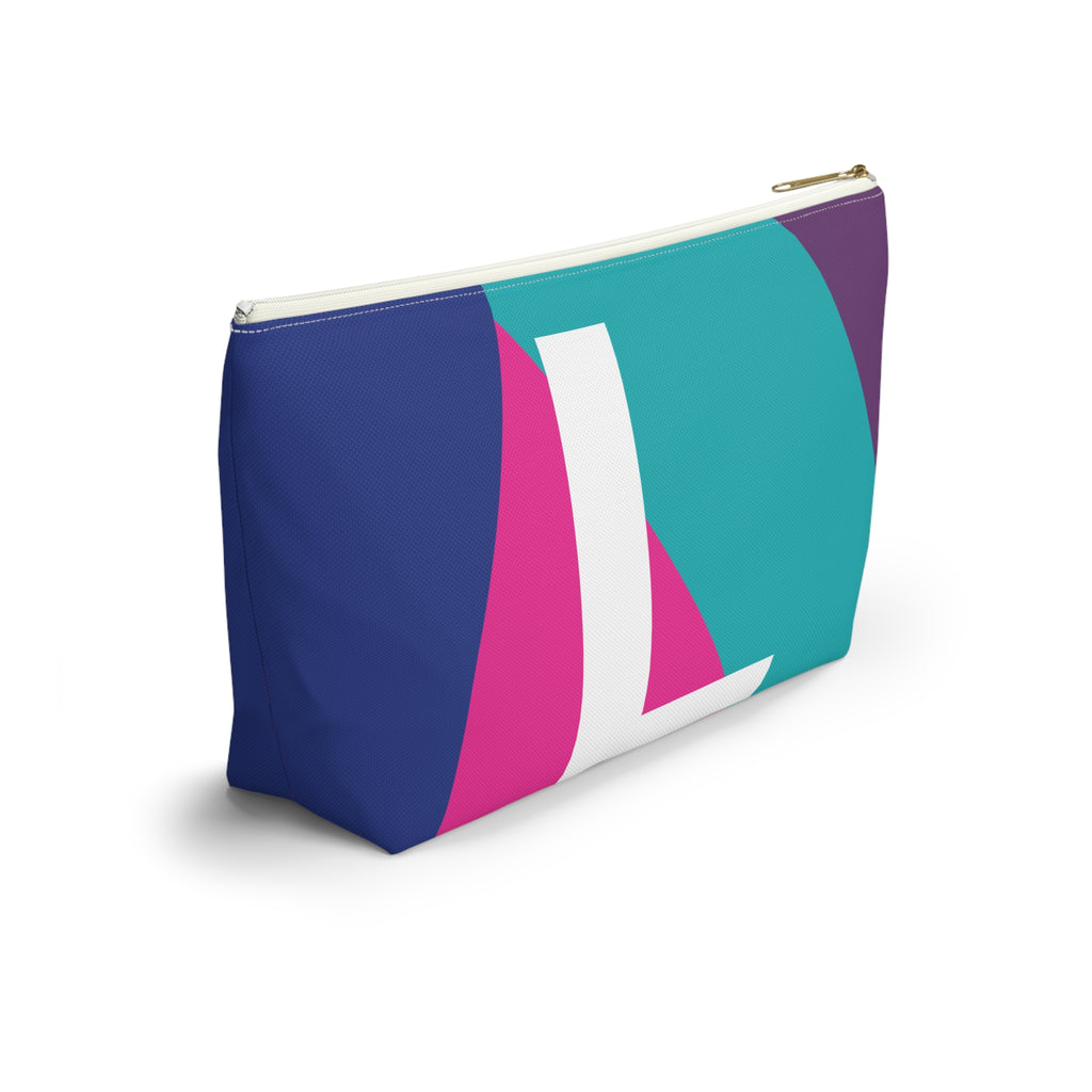 Colorblock Accessory Pouch — Monogram L T-Bottom Cosmetic Bag