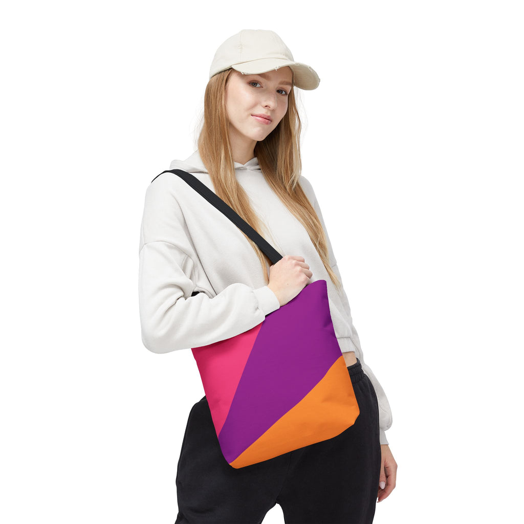 Colorblock Tote Bag