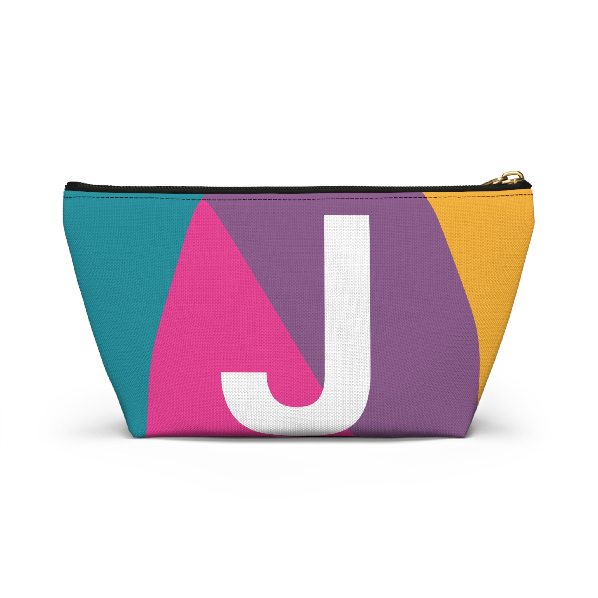 Colorblock Accessory Pouch — Monogram J T-Bottom Cosmetic Bag