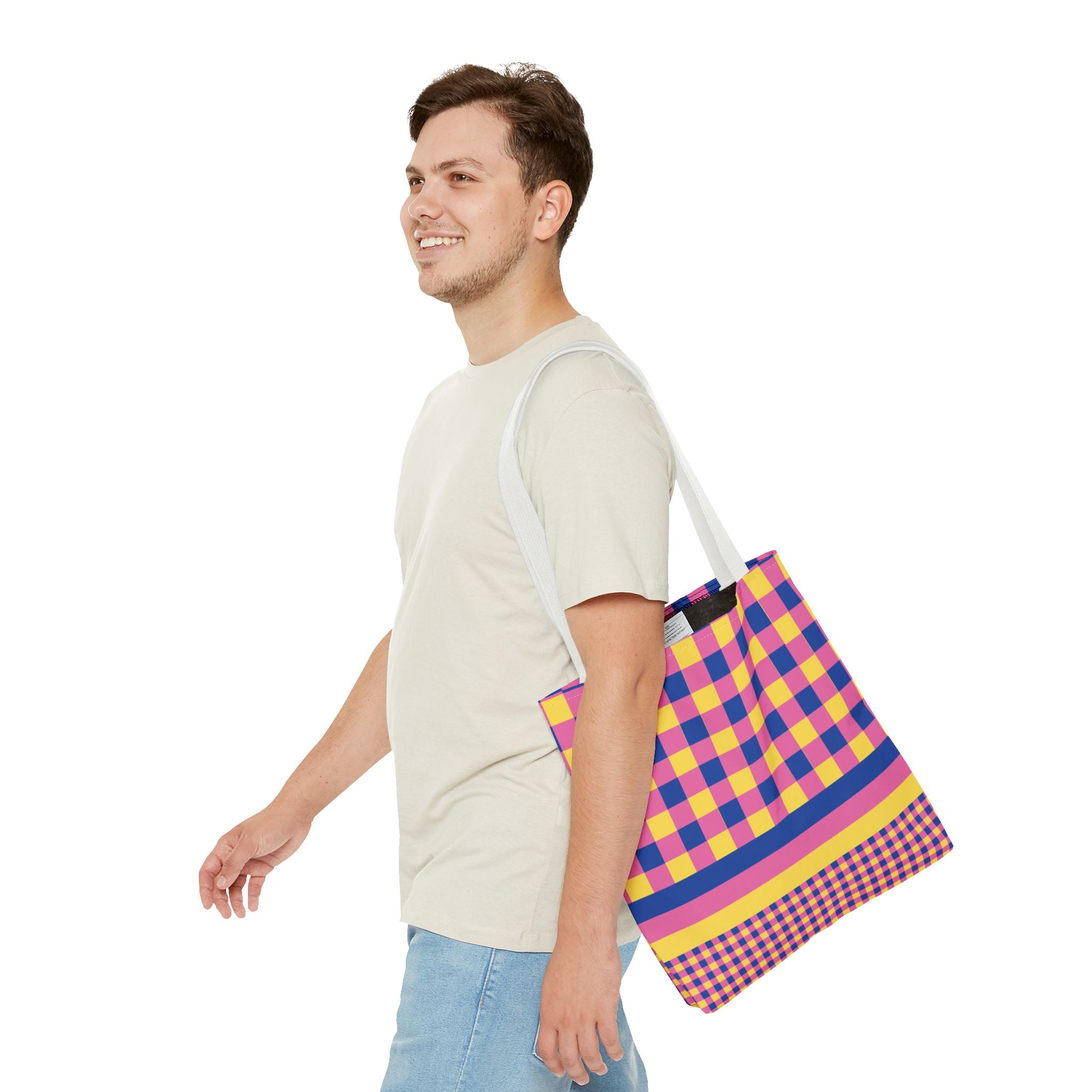 Colorblock Tote Bag