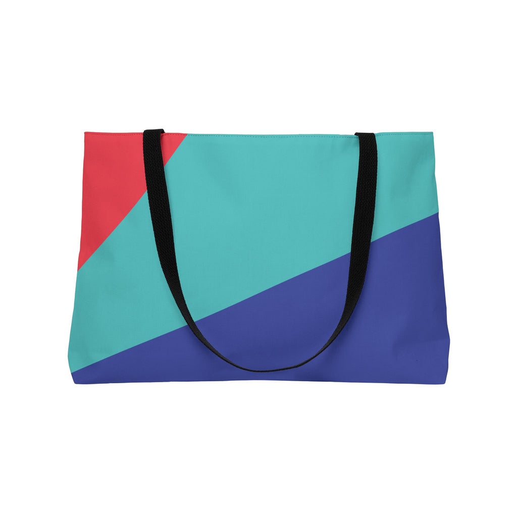 Colorblock Tote Bag