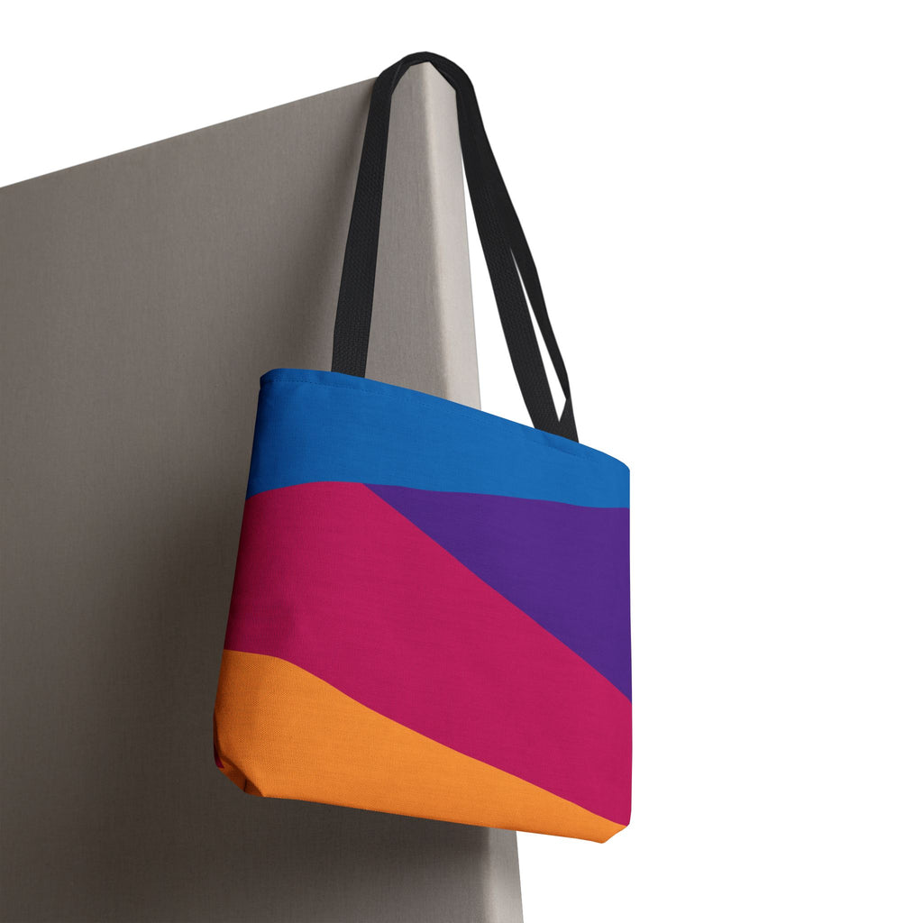 Colorblock Tote Bag