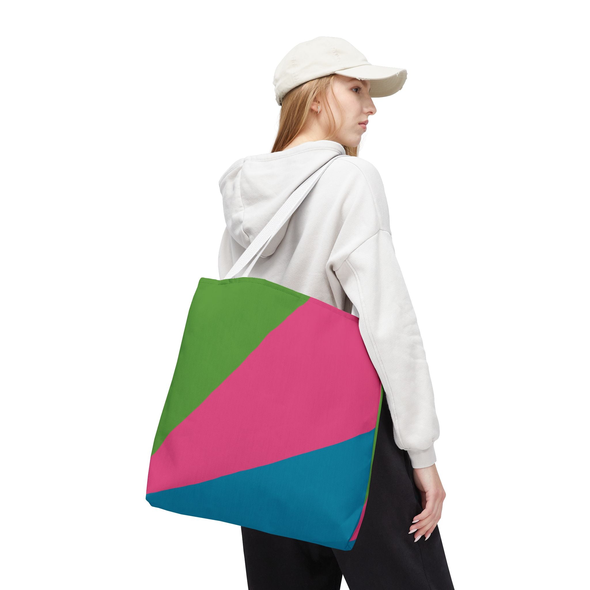 Colorblock Tote Bag