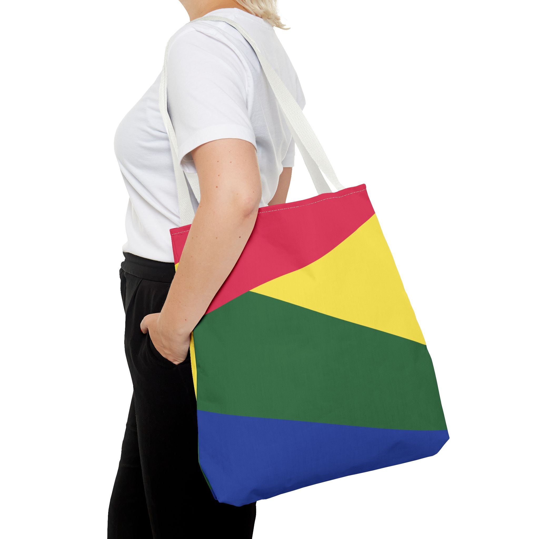 Colorblock Tote Bag