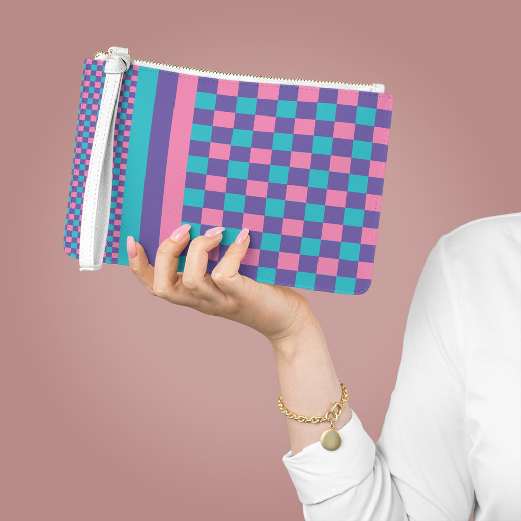 Colorblock Clutch Bag