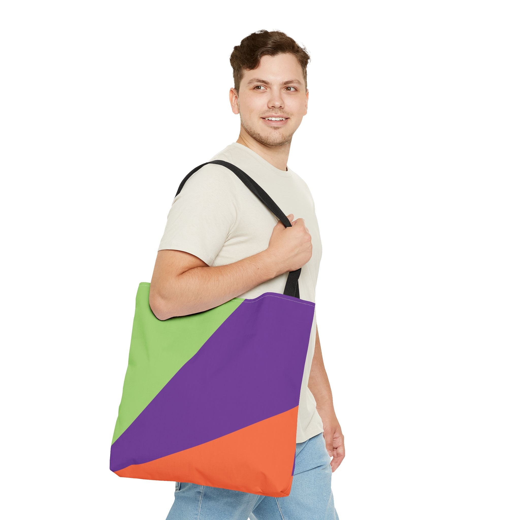 Colorblock Tote Bag