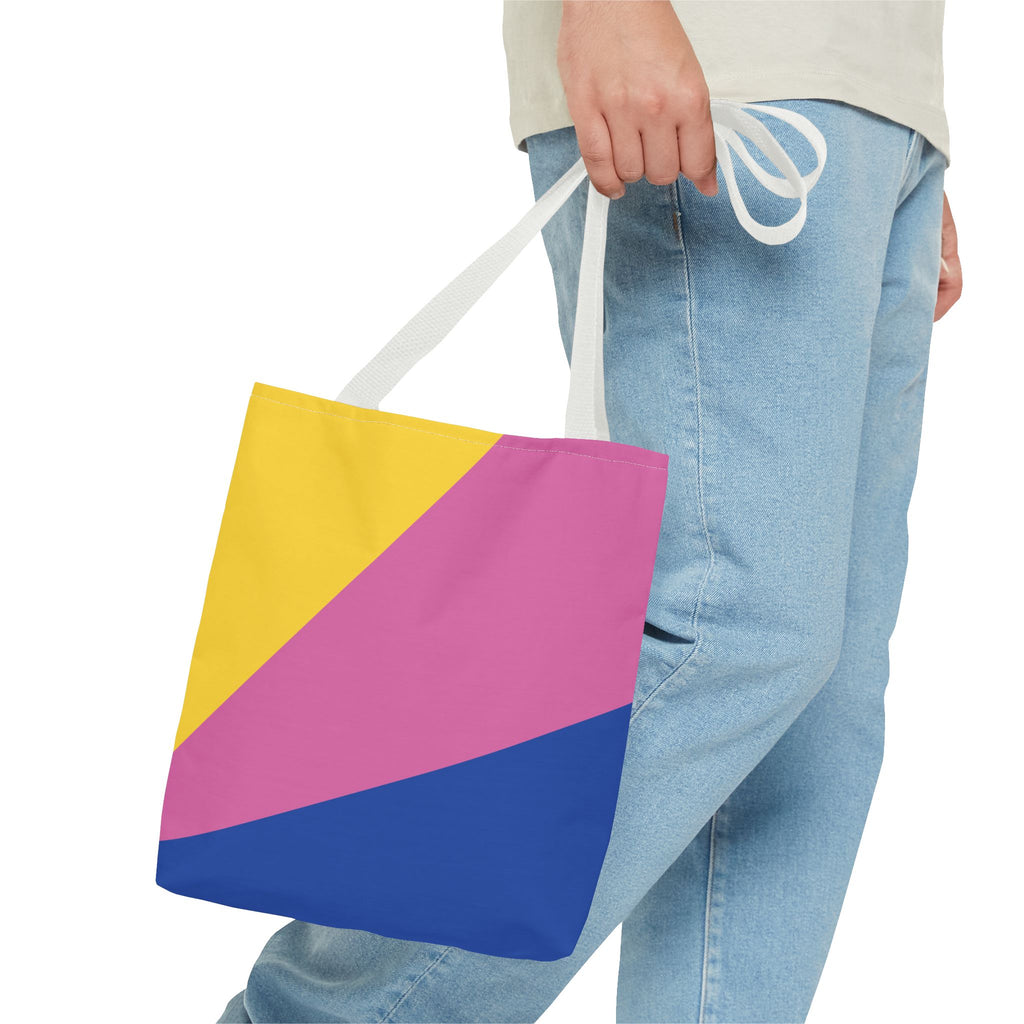 Colorblock Tote Bag