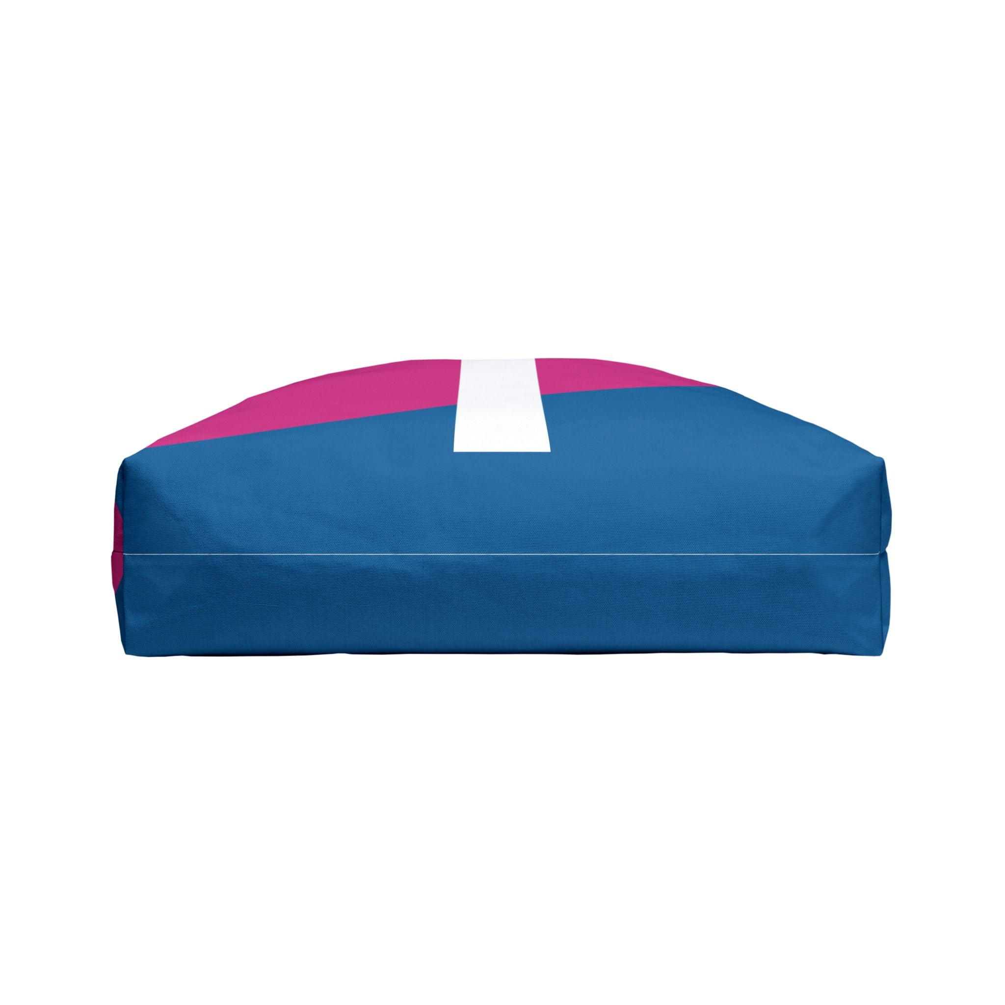Personalized 'I' Colorblock Tote Bag — Monogram Weekender Tote