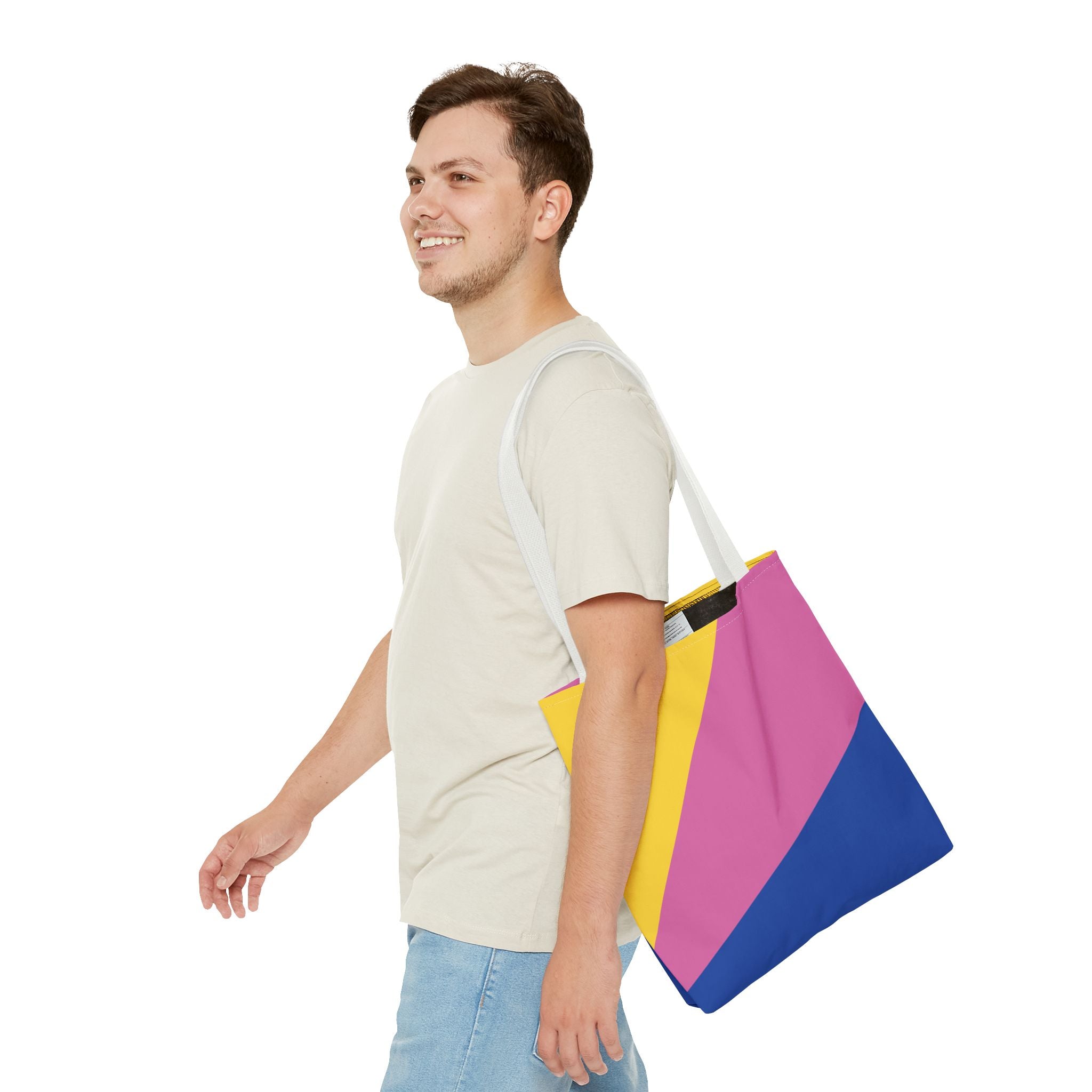 Colorblock Tote Bag