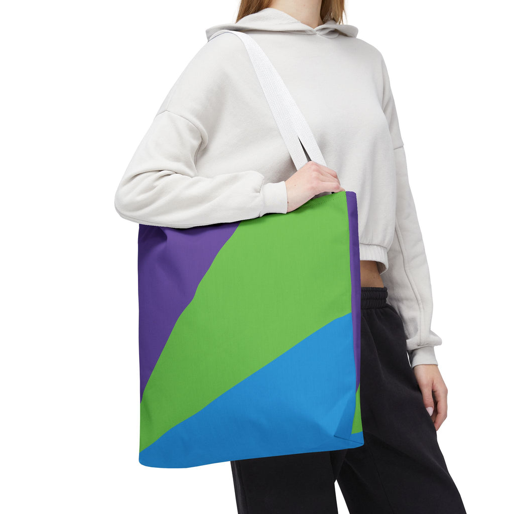 Colorblock Tote Bag