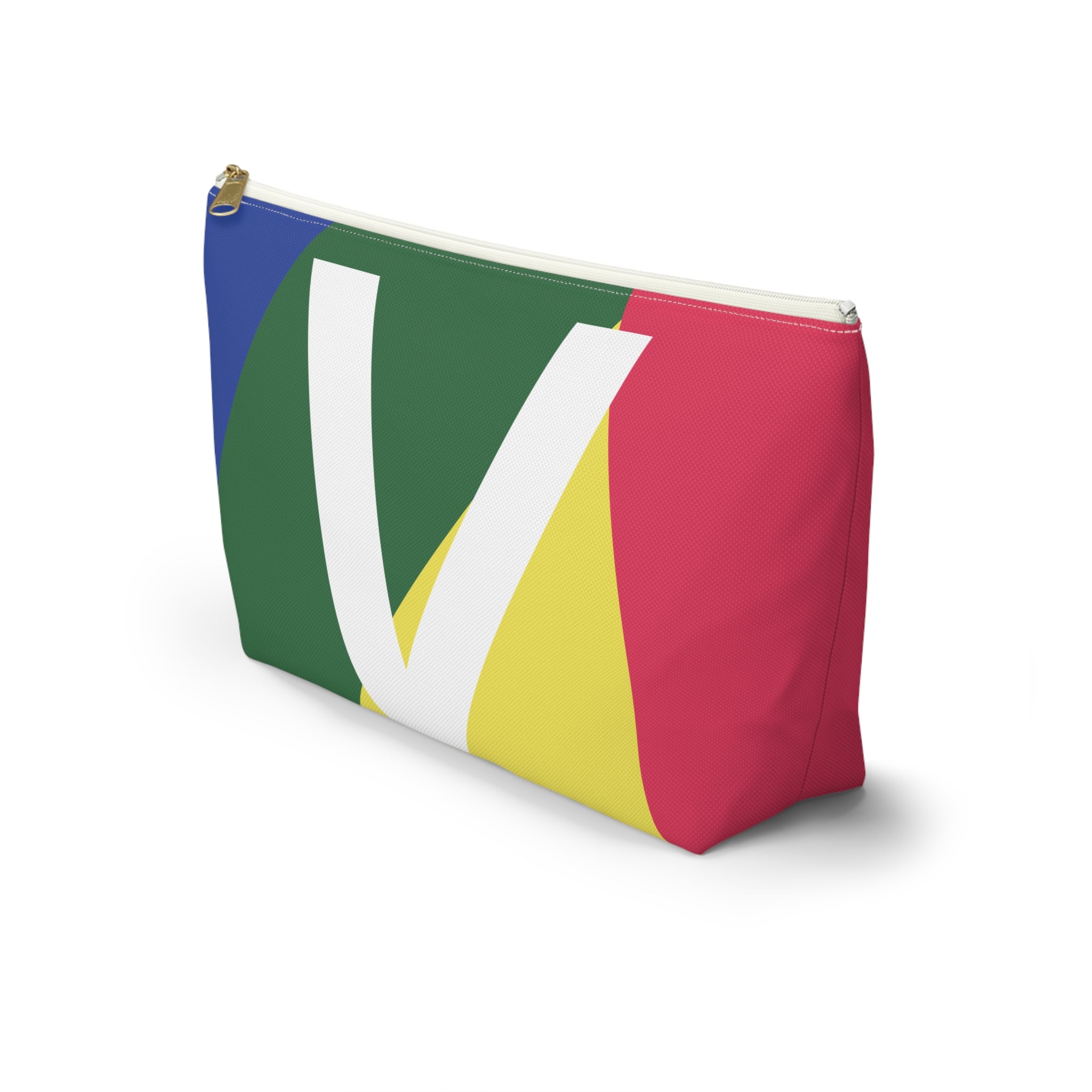 Colorblock Accessory Pouch — Monogram V T-Bottom Cosmetic Bag