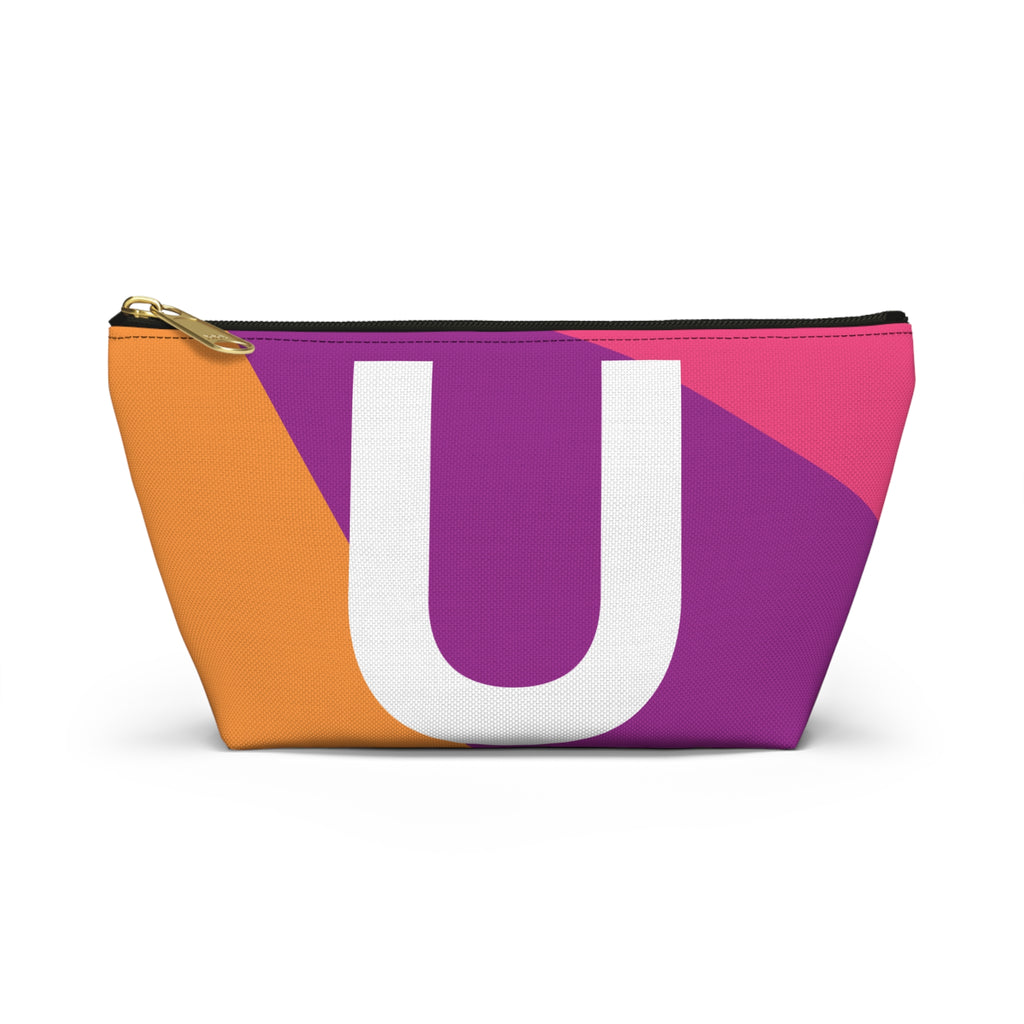 Colorblock Accessory Pouch — Monogram U T-Bottom Cosmetic Bag
