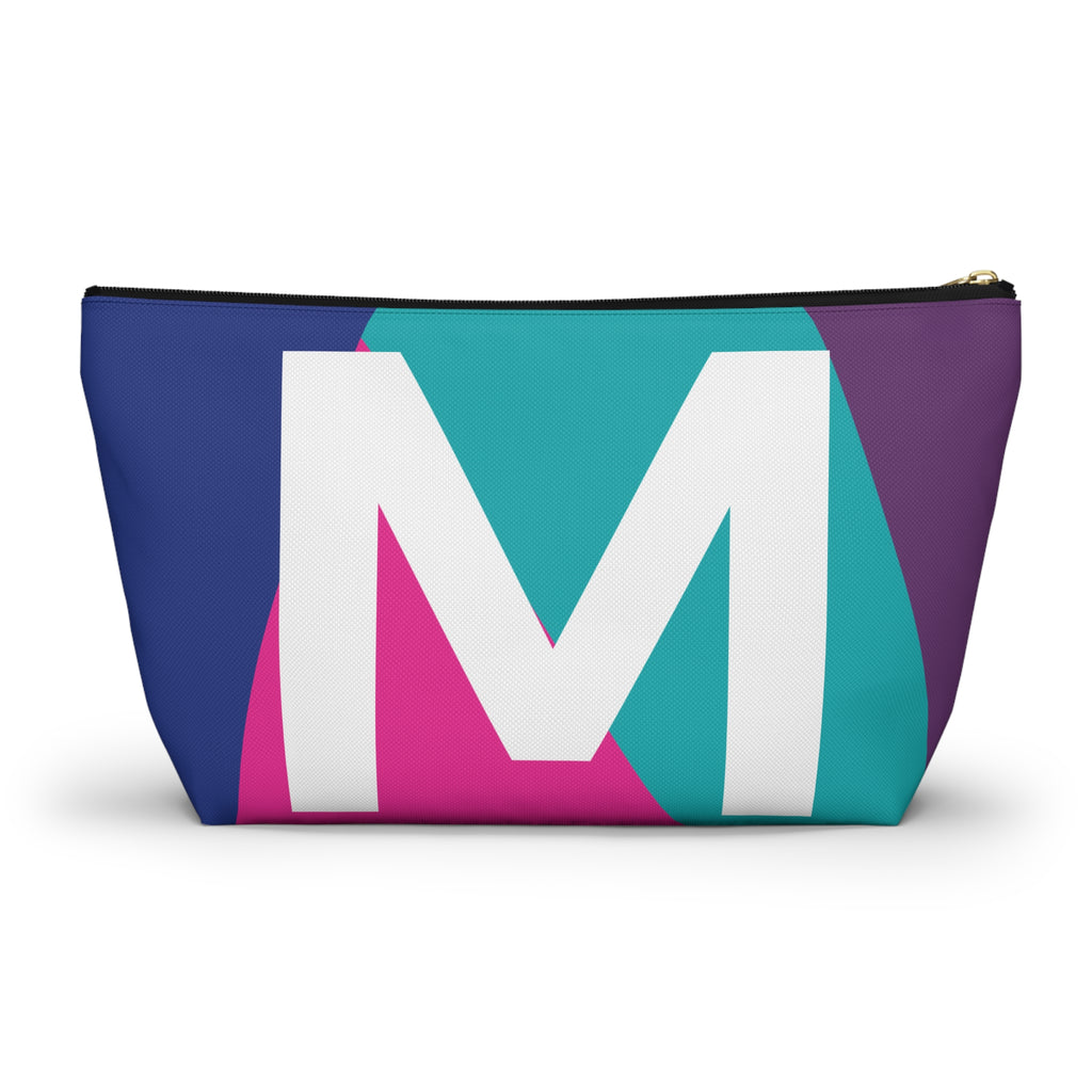 Colorblock Accessory Pouch — Monogram M T-Bottom Cosmetic Bag