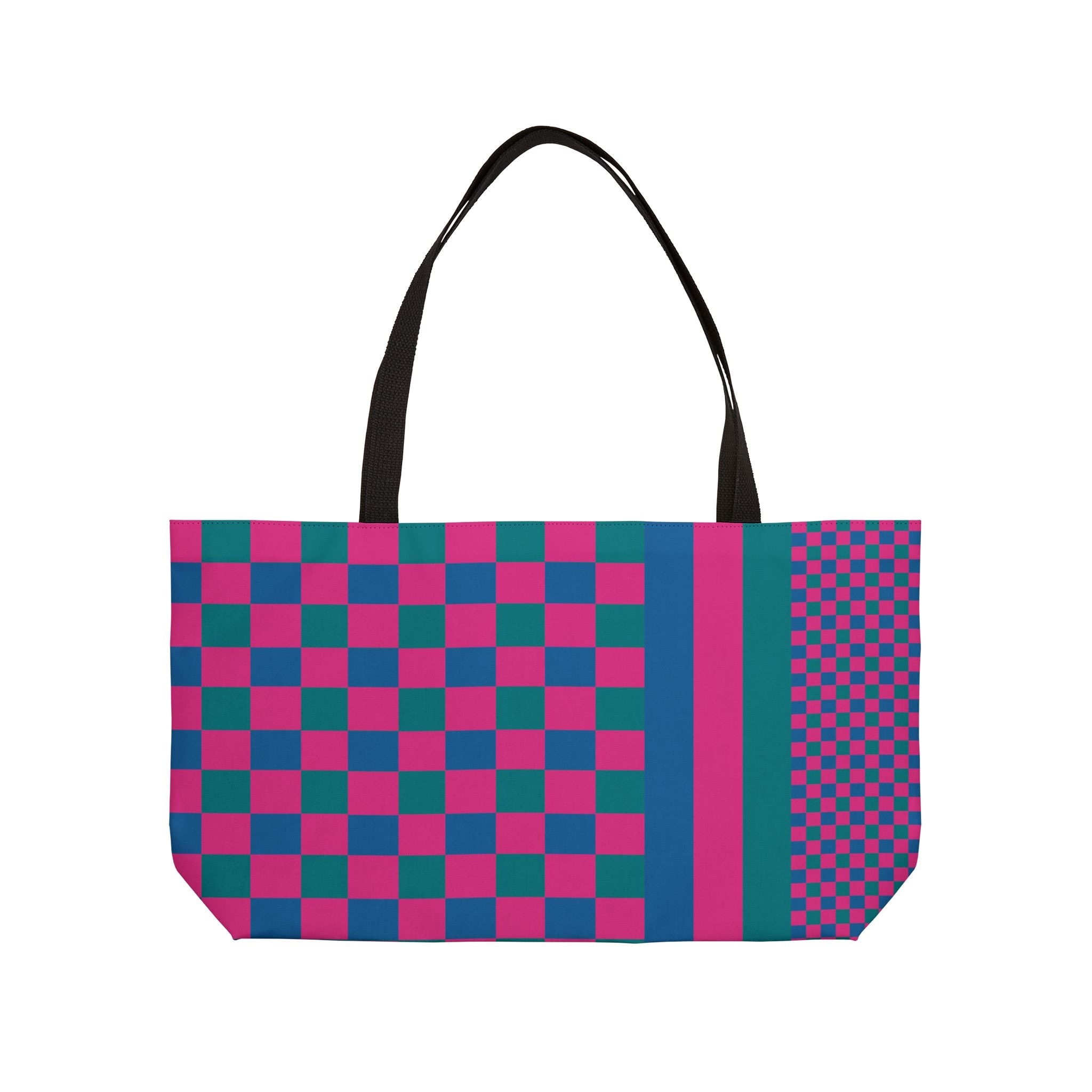 Colorblock Tote Bag