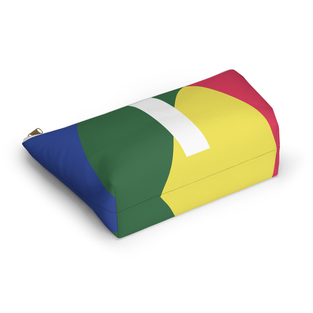 Colorblock Accessory Pouch — Monogram I T-Bottom Cosmetic Bag