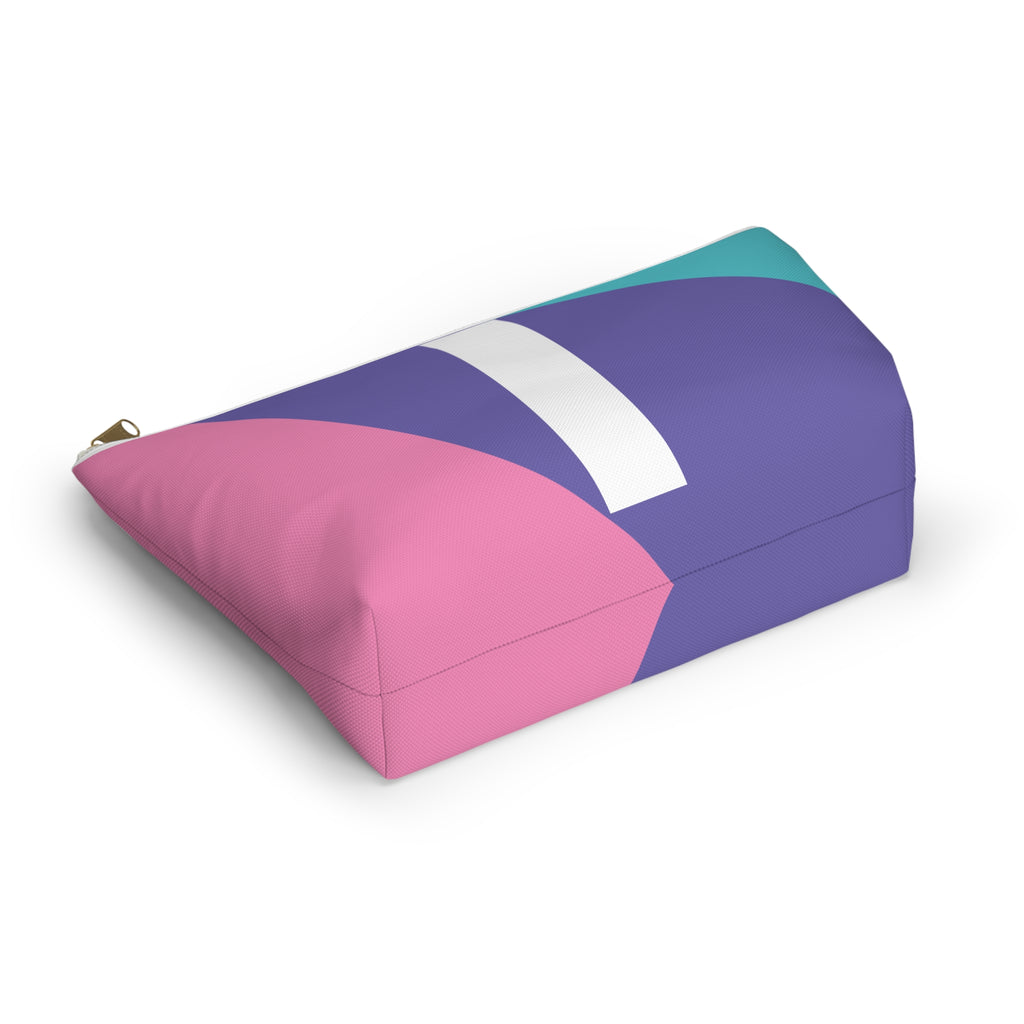 Colorblock Accessory Pouch — Monogram I T-Bottom Cosmetic Bag