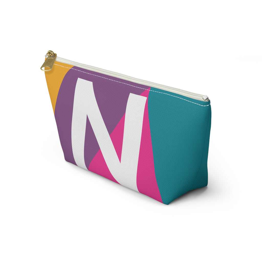 Colorblock Accessory Pouch — Monogram N T-Bottom Cosmetic Bag