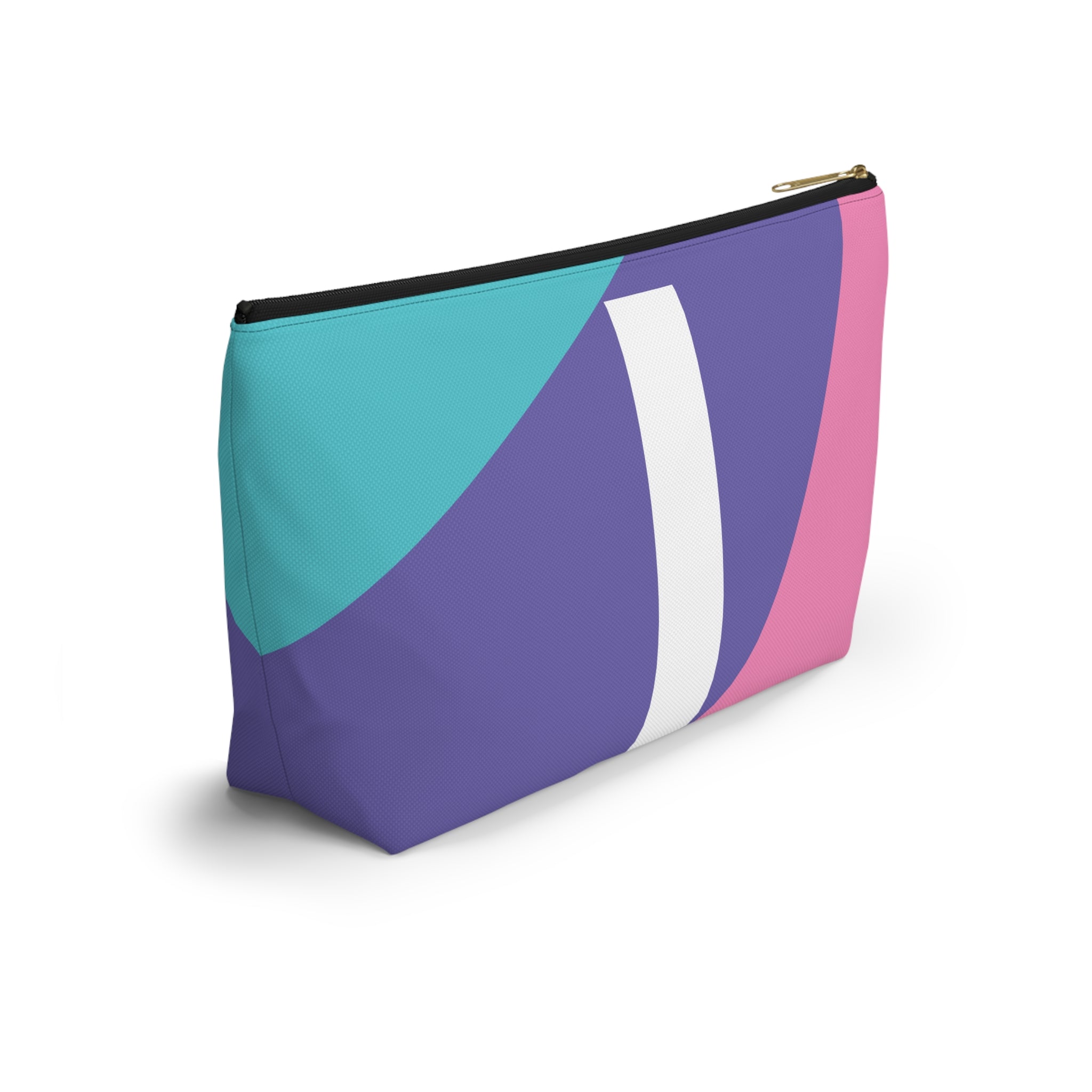 Colorblock Accessory Pouch — Monogram I T-Bottom Cosmetic Bag