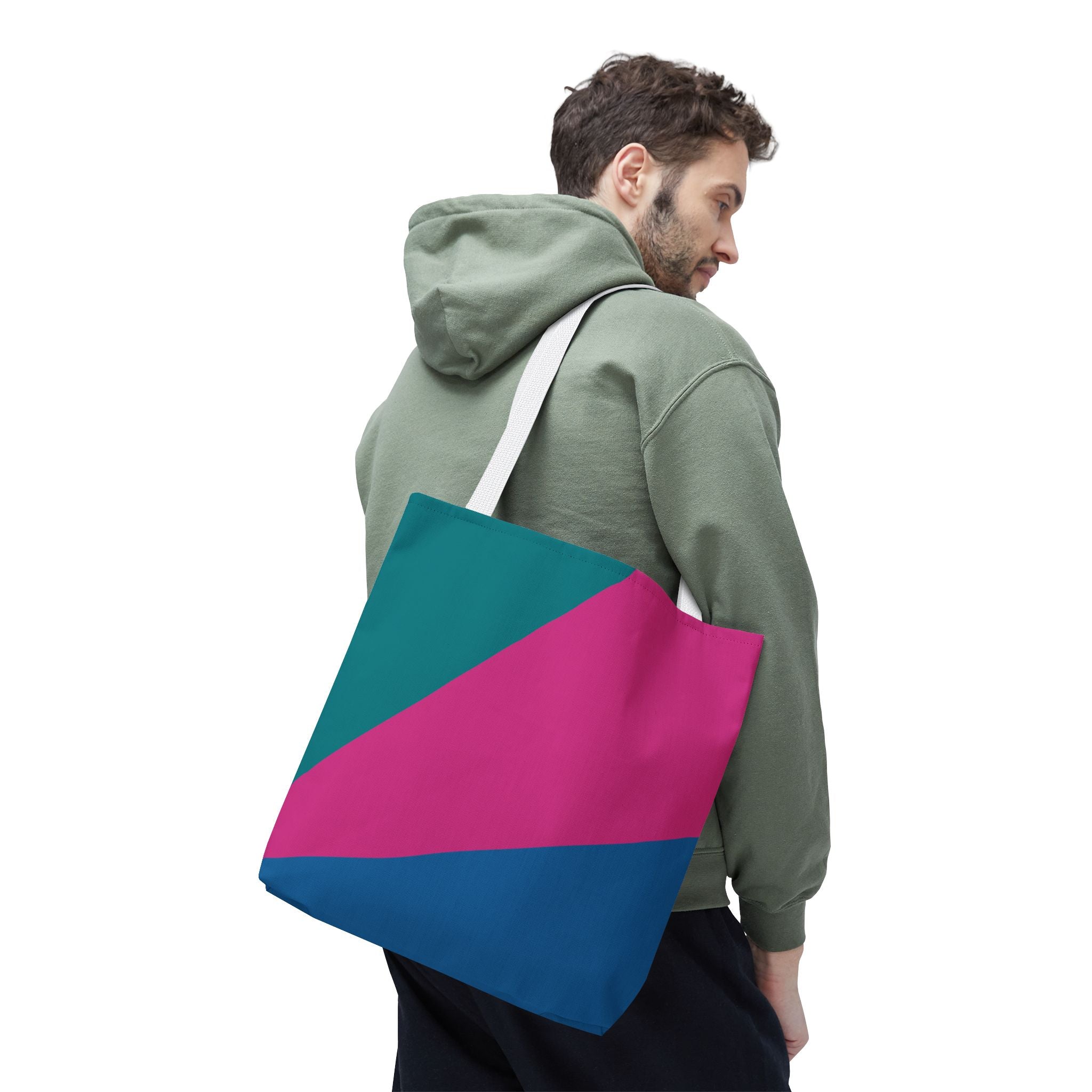 Colorblock Tote Bag