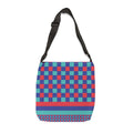 Colorblock Geometric Tote Bag