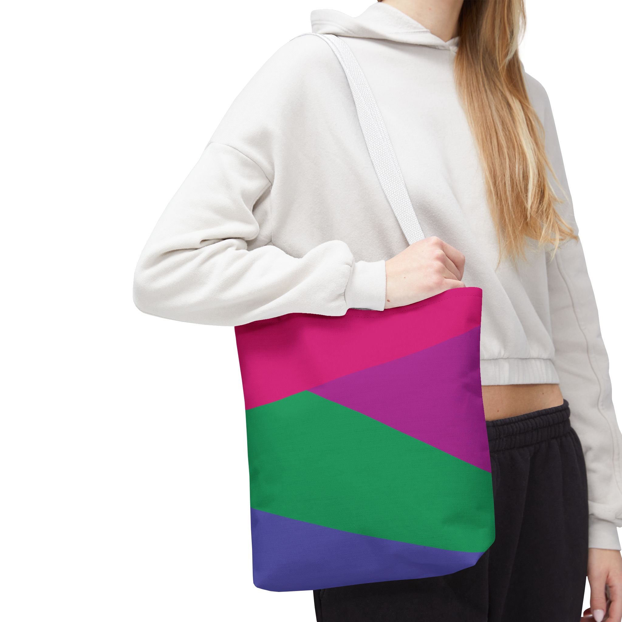 Colorblock Tote Bag
