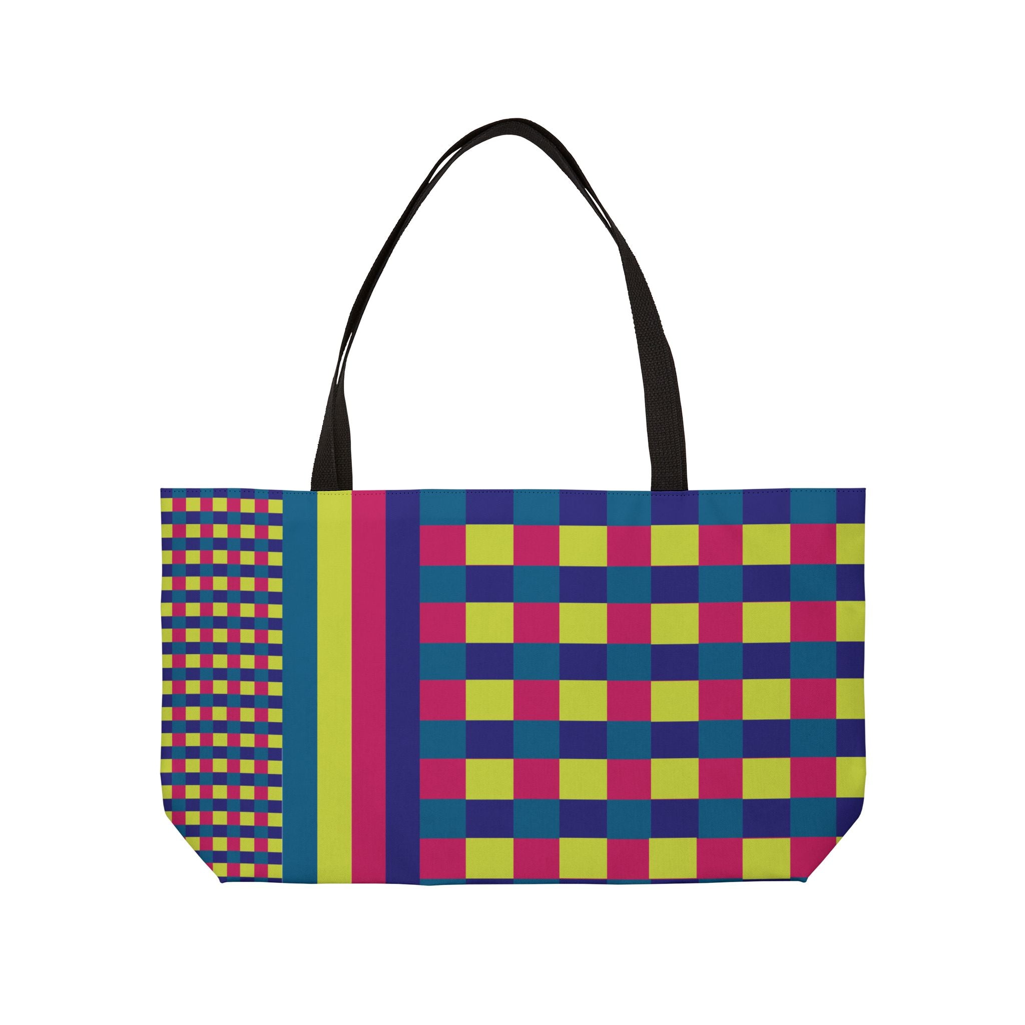 Colorblock Tote Bag
