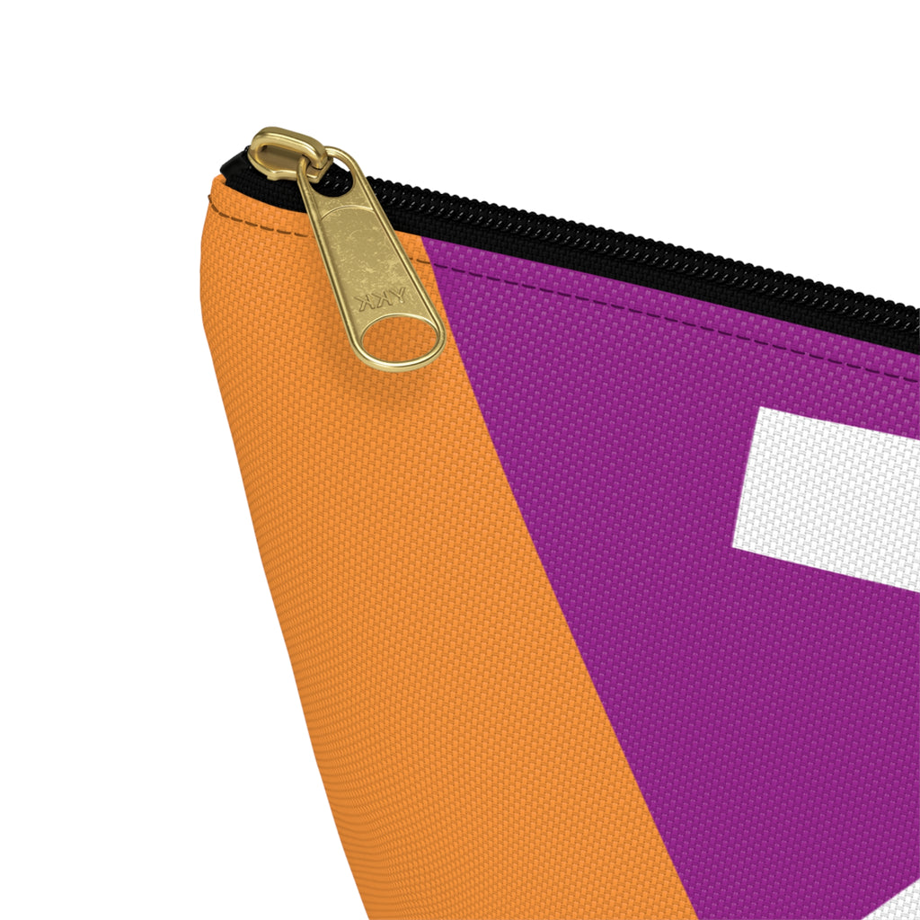 Colorblock Accessory Pouch — Monogram Z T-Bottom Cosmetic Bag
