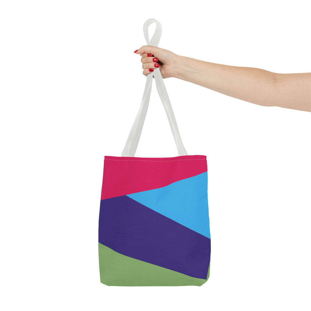 Colorblock Tote Bag