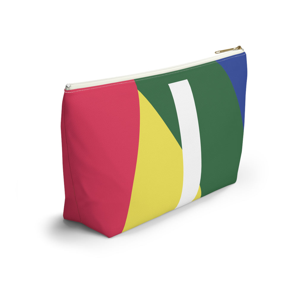 Colorblock Accessory Pouch — Monogram I T-Bottom Cosmetic Bag