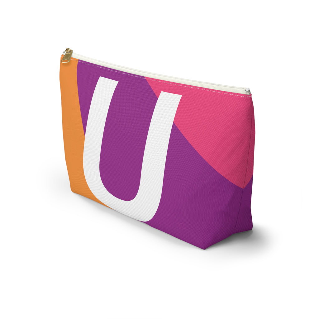 Colorblock Accessory Pouch — Monogram U T-Bottom Cosmetic Bag